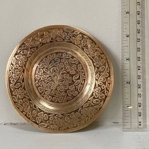 Vintage Brass plate from India